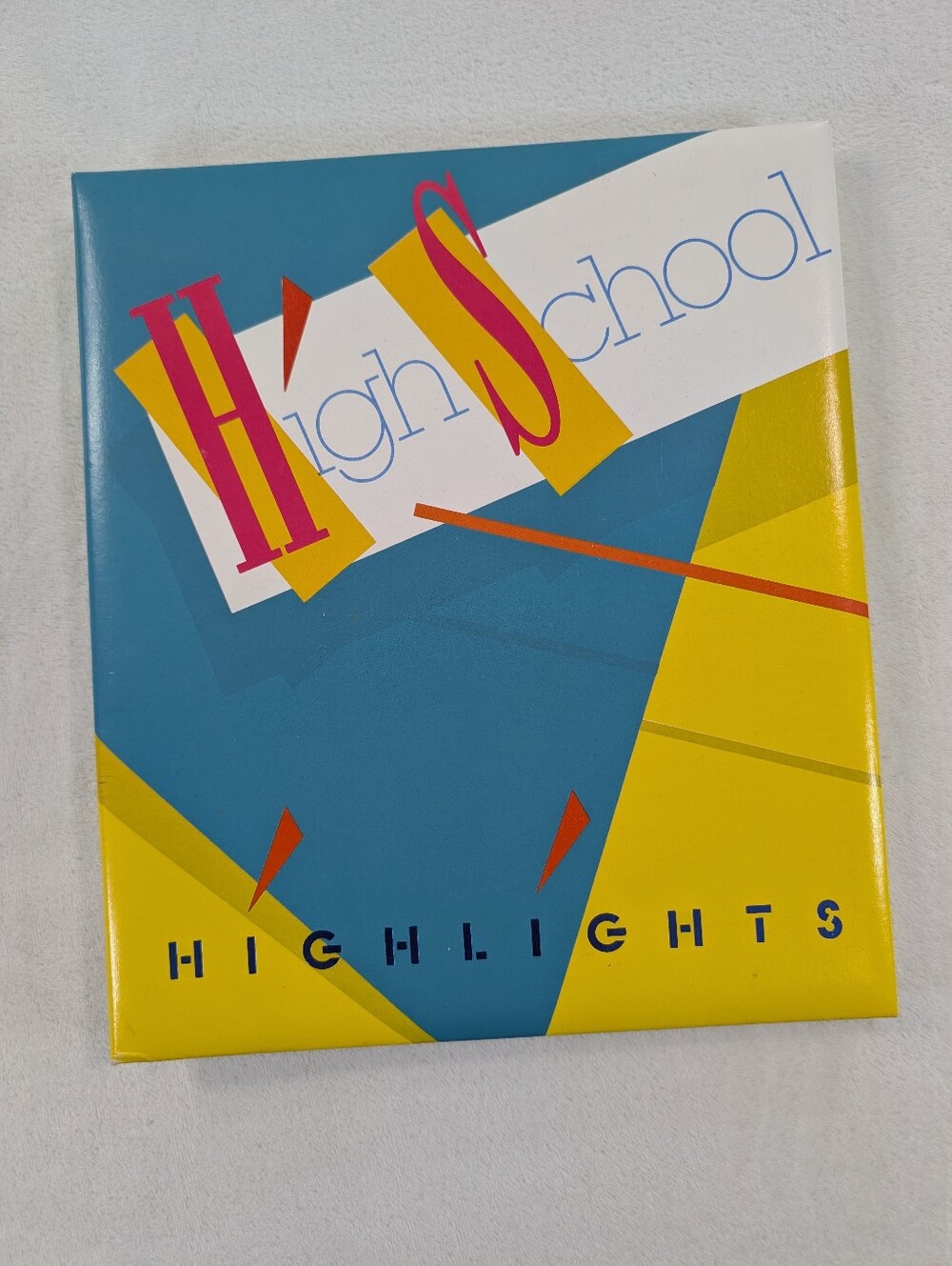 Vtg 80s Hallmark High School Highlights Scrapbook Retro Memory‎ Book Unused